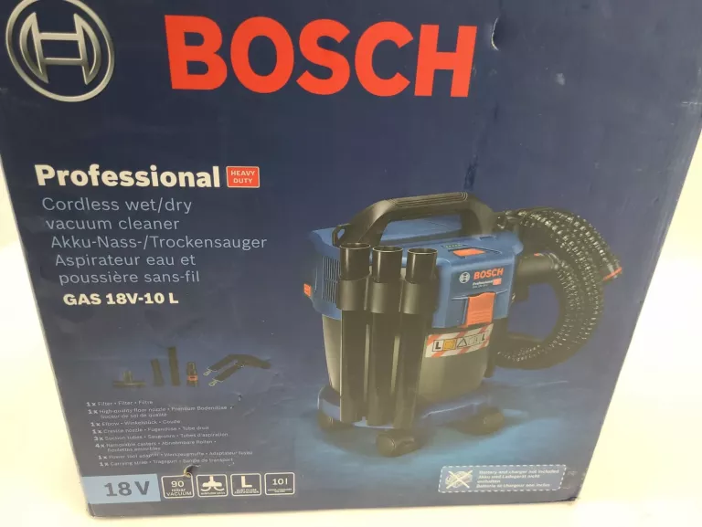 Bosch Professional Aspirateur sans fil GAS 18 V-10 l Solo