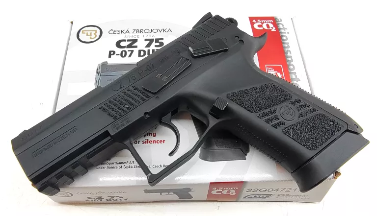 WIATRÓWKA CZ 75 P-07 DUTY BLOW BACK 4,5 MM KABURA