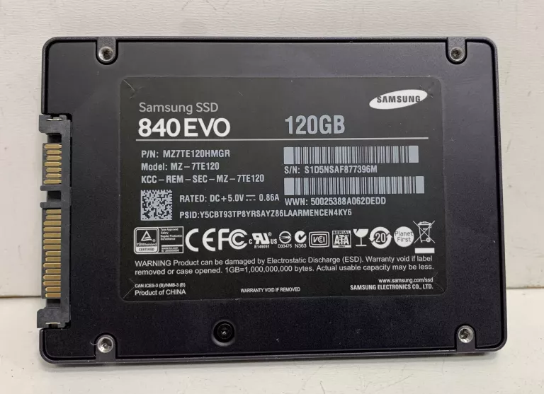 DYSK SSD SAMSUNG EVO 120GB