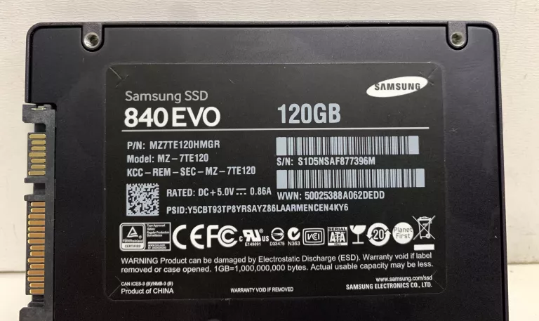 DYSK SSD SAMSUNG EVO 120GB