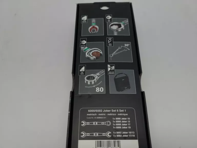 WERA 6000/6002 JOKER 6 SET 1 ZESTAW KLUCZY