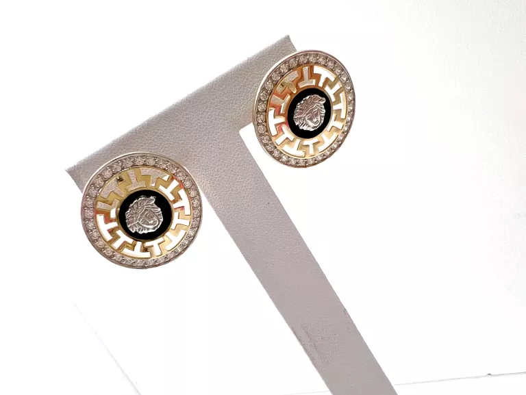 okazale-zlote-kolczyki-versace-ang-zapiecie-14kt-stan-powystawowy