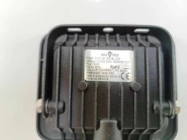 NAŚWIETLACZ LED EKO RAY 10W/6000K