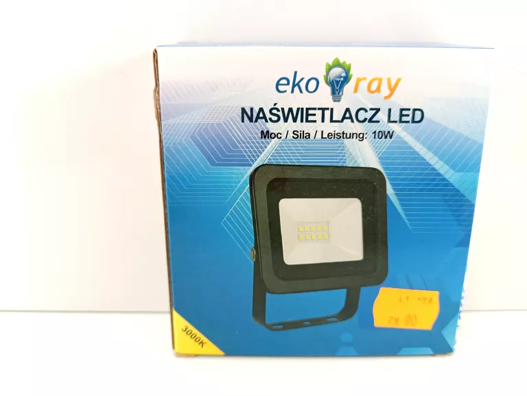 NAŚWIETLACZ LED EKO RAY 10W/6000K