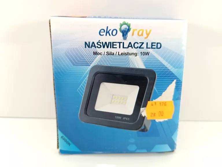 NAŚWIETLACZ LED EKO RAY 10W/6000K