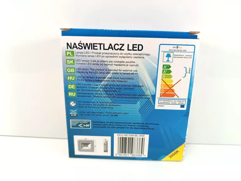 NAŚWIETLACZ LED EKO RAY 10W/6000K