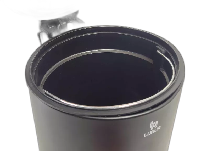 KOSZ NA ŚMIECI ŁAZIENKOWY 3L METAL BAMBUS CZARNY