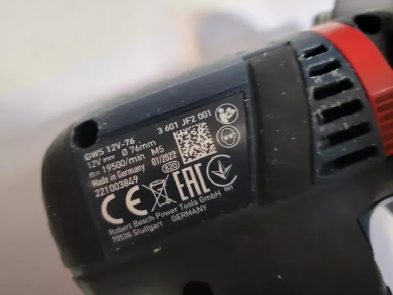 MINI SZLIFIERKA KĄTOWA BOSCH GWS 12V-76 ŁAD/AKU