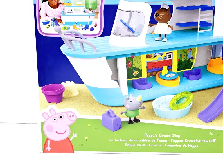 HASBRO ŚWINKA PEPPA STATEK WYCIECZKOWY + FIGURKI