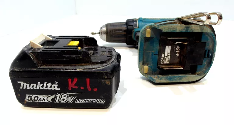WKRĘTARKA MAKITA DDF485 + BAT.5.0AH USZKODZONA