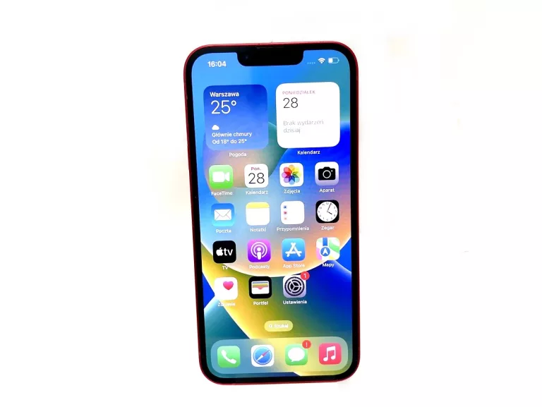 TELEFON  APPLE IPHONE 13 4 GB / 128 GB CZERWONY