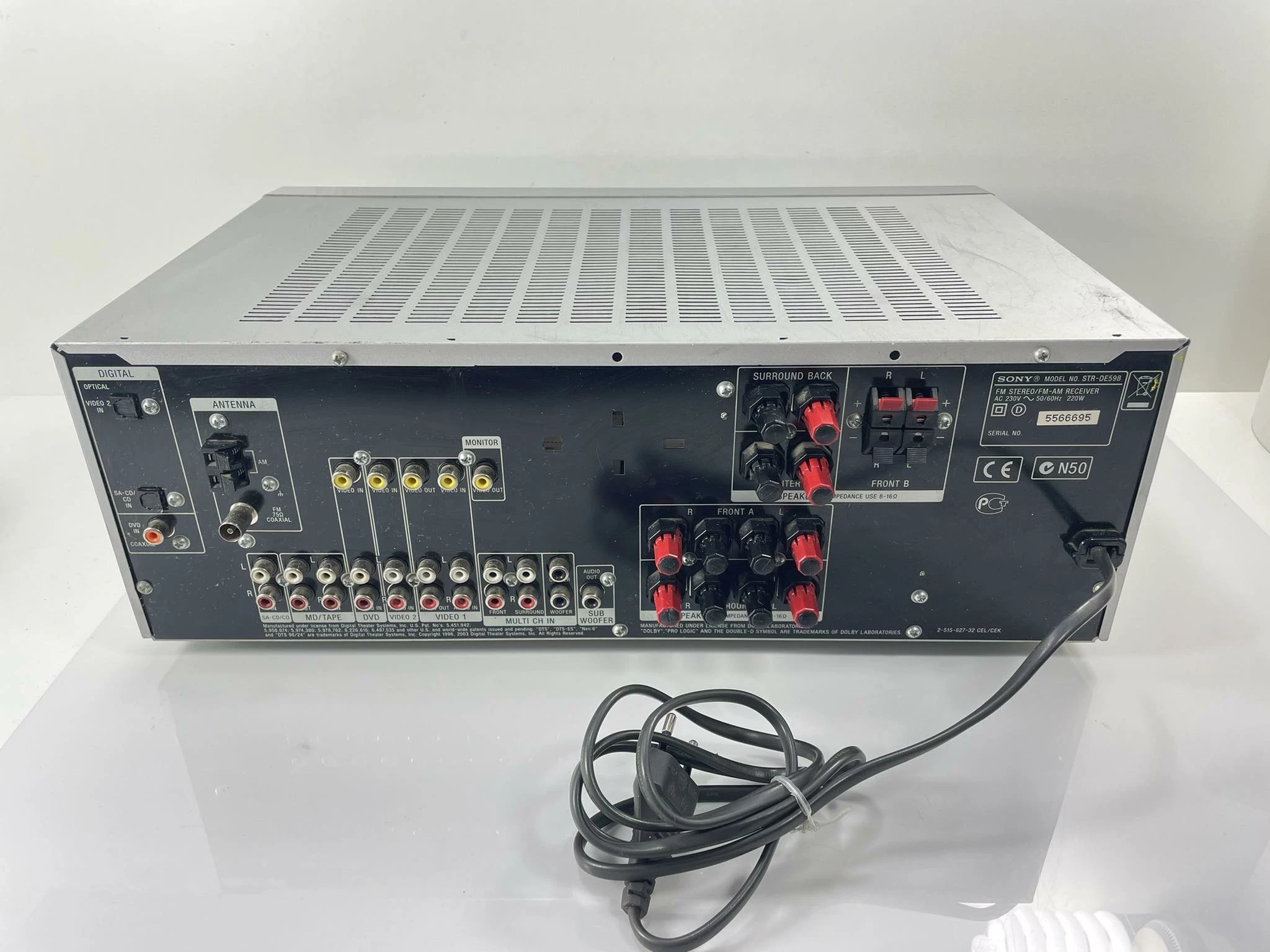 amplituner-sony-str-de598-kolor-srebrny