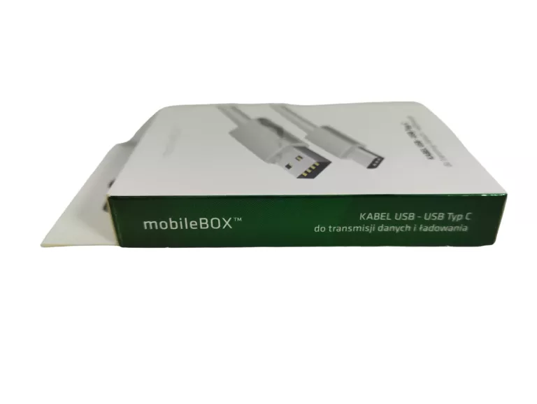MOBILEBOX KABEL USB - USB TYP-C 1M 2.1A BIAŁY