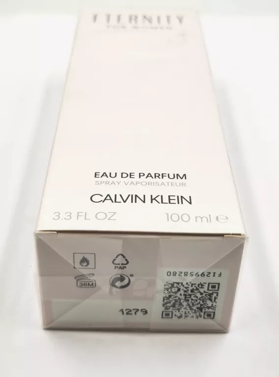 CALVIN KLEIN ETERNITY FOR WOMEN 100 ML