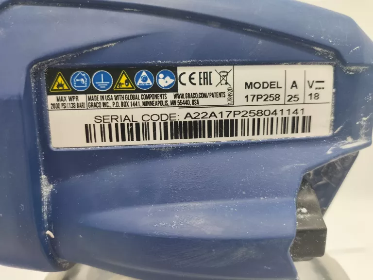 AGREGAT MALARSKI ULTRAMAX AIRLESS HH FF 17P258-OPIS!