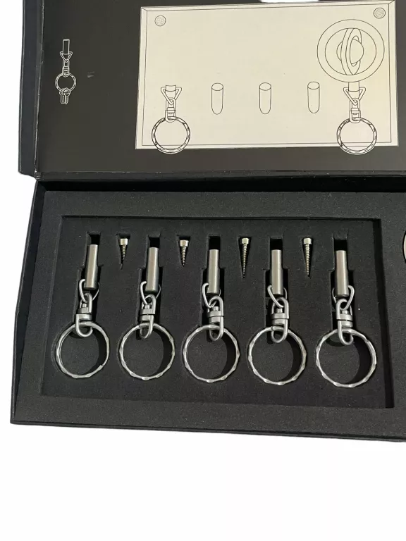 WIESZAK WISZĄCY FREE-THE-KEY SREBRNY