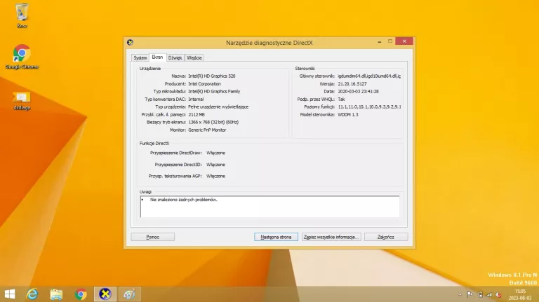 LAPTOP LENOVO IDEAPAD 110-15ISK 4/500 GB HDD OPIS