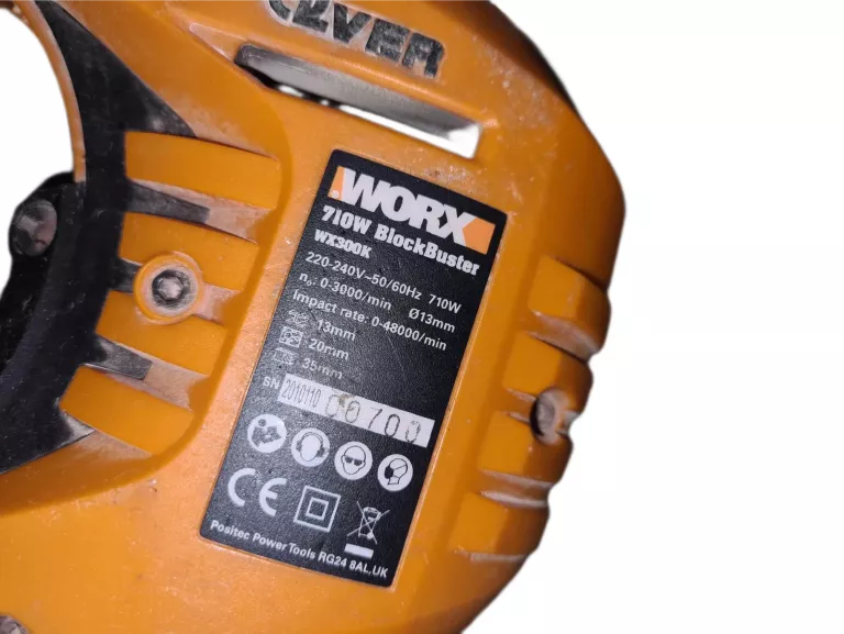 WIERTARKA UDAROWA REVOLVER WORX WX300K