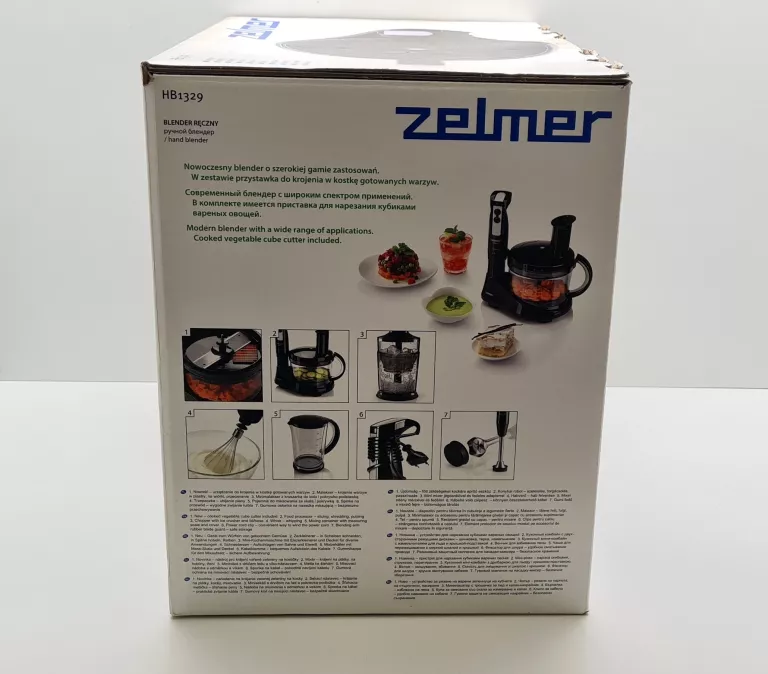 BLENDER RĘCZNY ZELMER NERRO 700W HB1329 JAK NOWY!