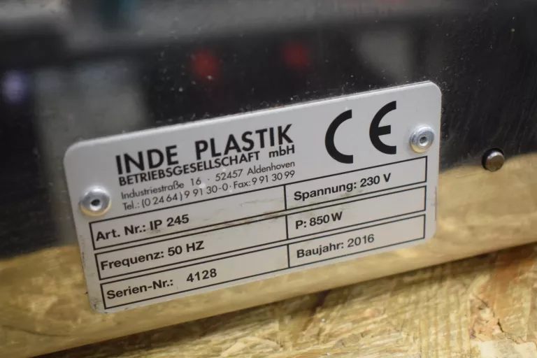 ZGRZEWARKA TACEK INDE PLASTIK TYP IP245.