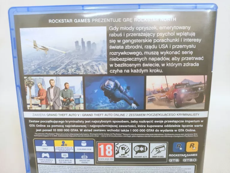GRA NA PS4 GTA V GRAND THEFT AUTO V