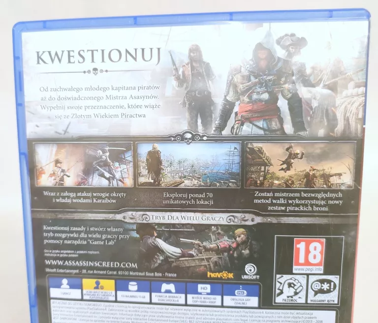 GRA NA PS4 ASSASSINS CREED IV BLACK FLAG