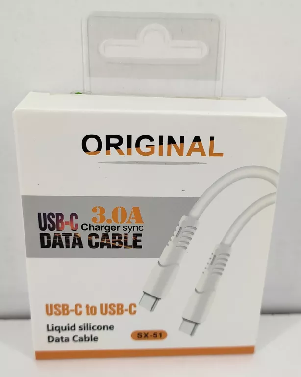 KABEL USB TYP C - APPLE LIGHTNING SX-52 5V-3A