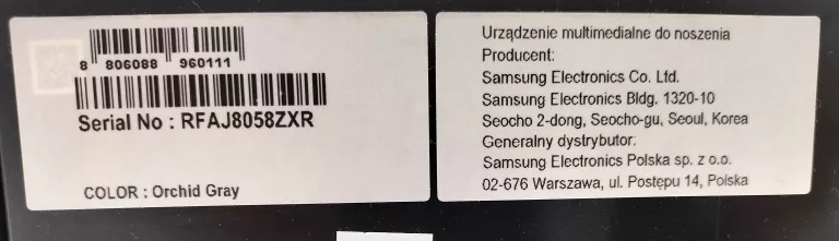 OKULARY VR SAMSUNG SM-R324