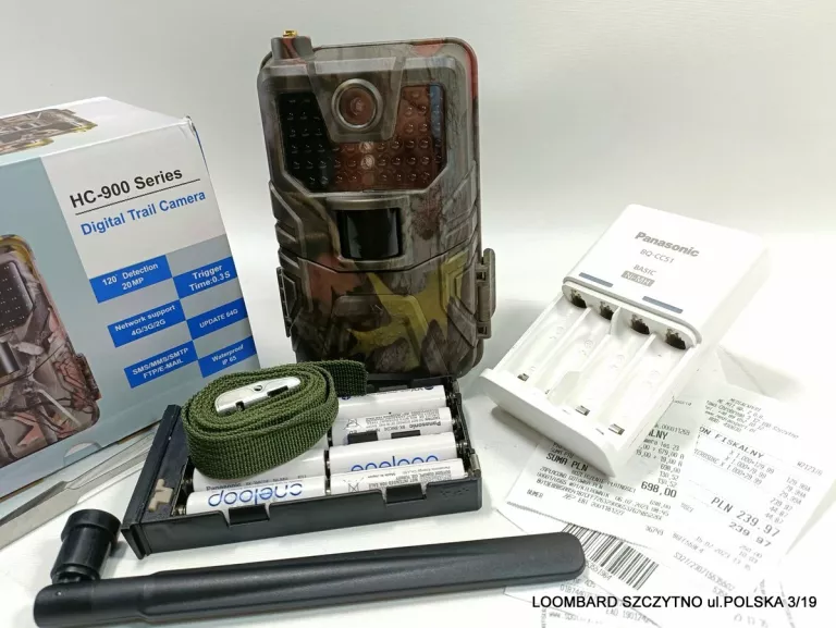 FOTO PUŁAPKA HC-900 SERIES LTE+ŁAD+AKU