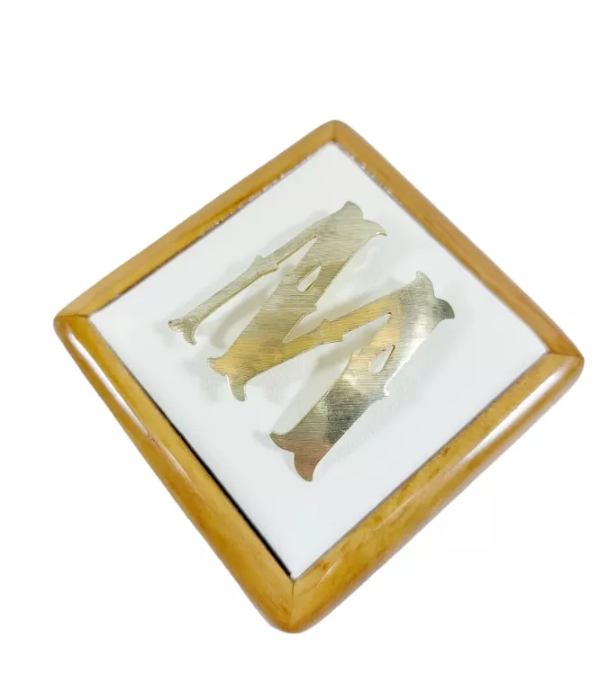 ZŁOTA BROSZKA LITERA "M" # 333 3,03G 3CM