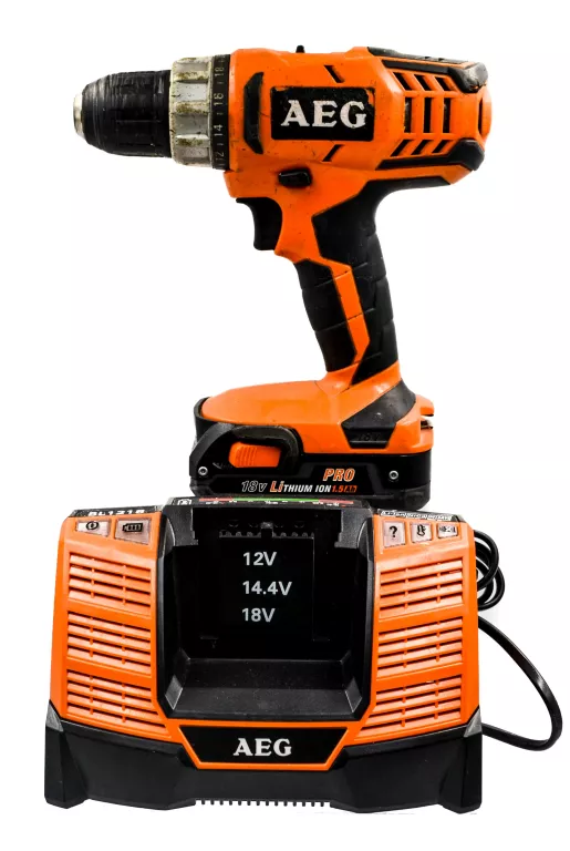 WKRĘTARKA AEG BS 18G2 + ŁADOWARKA