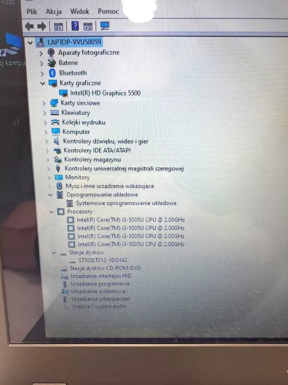 LAPTOP ACER ASPIRE E15 /I3-5005U - 4/500GB