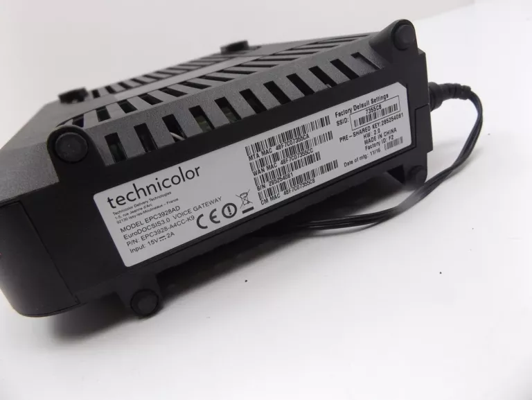 ROUTER TECHNICOLOR EPC3928AD + ZAS