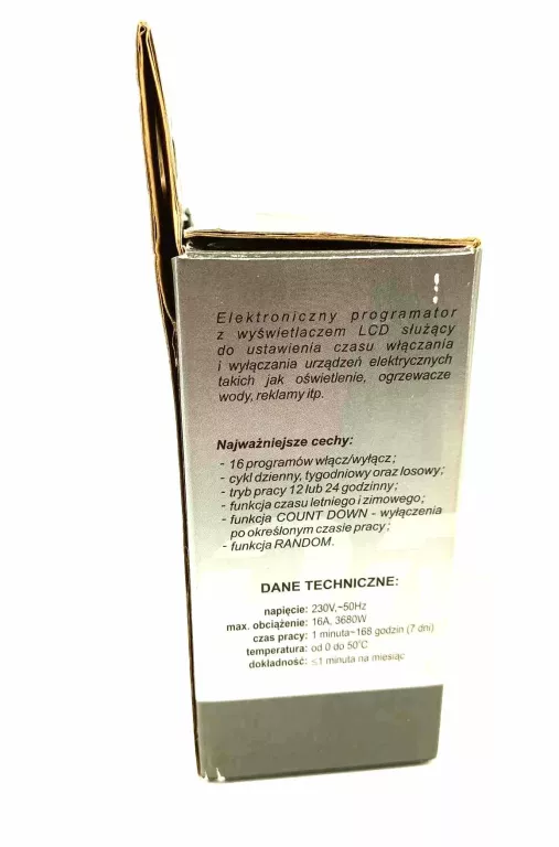 ELEKTRONICZNY PROGRAMATOR CZASOWY ORNO OR-PRE-409