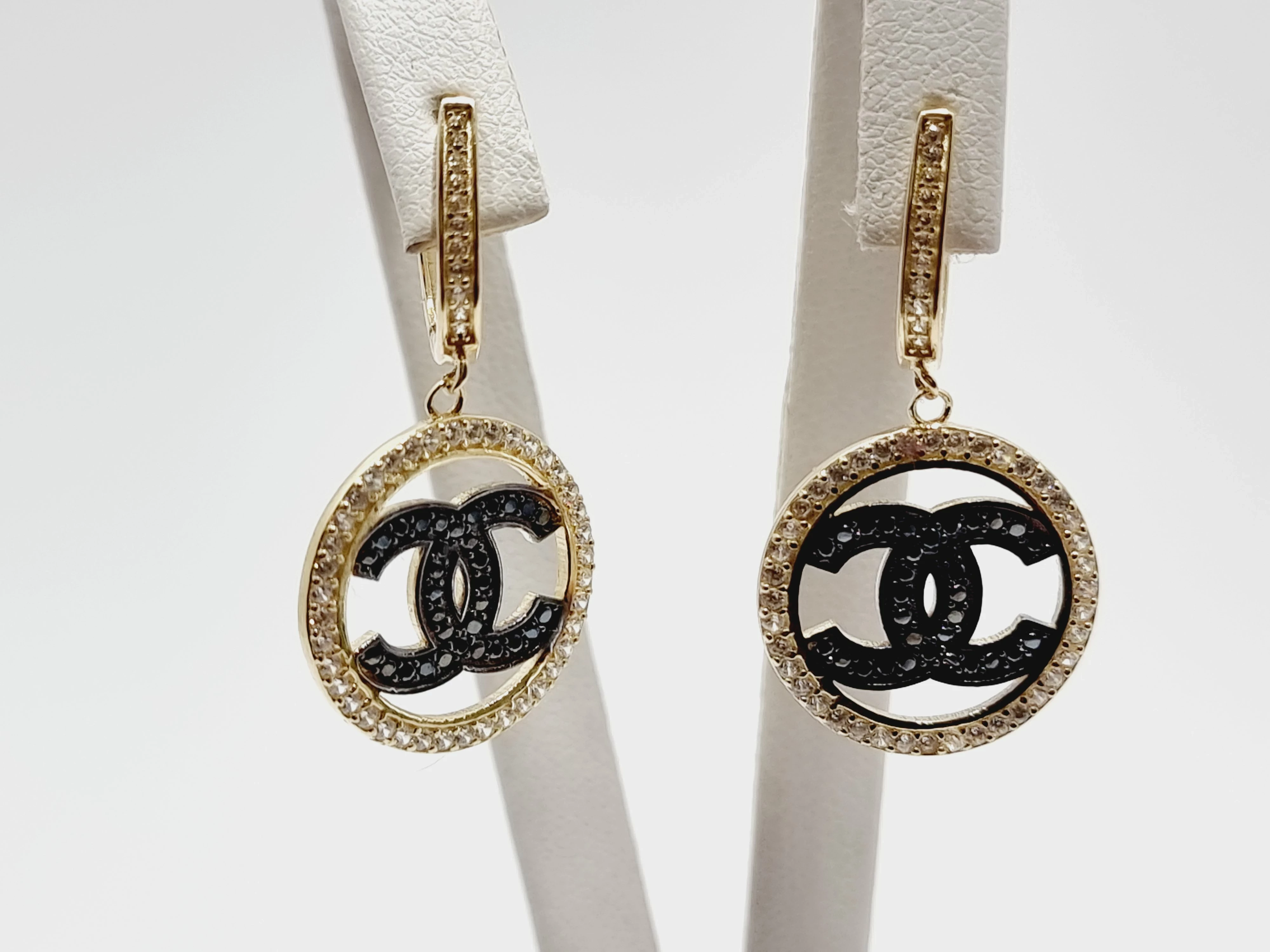 zlote-kolczyki-chanel-585-472g-stan-uzywany