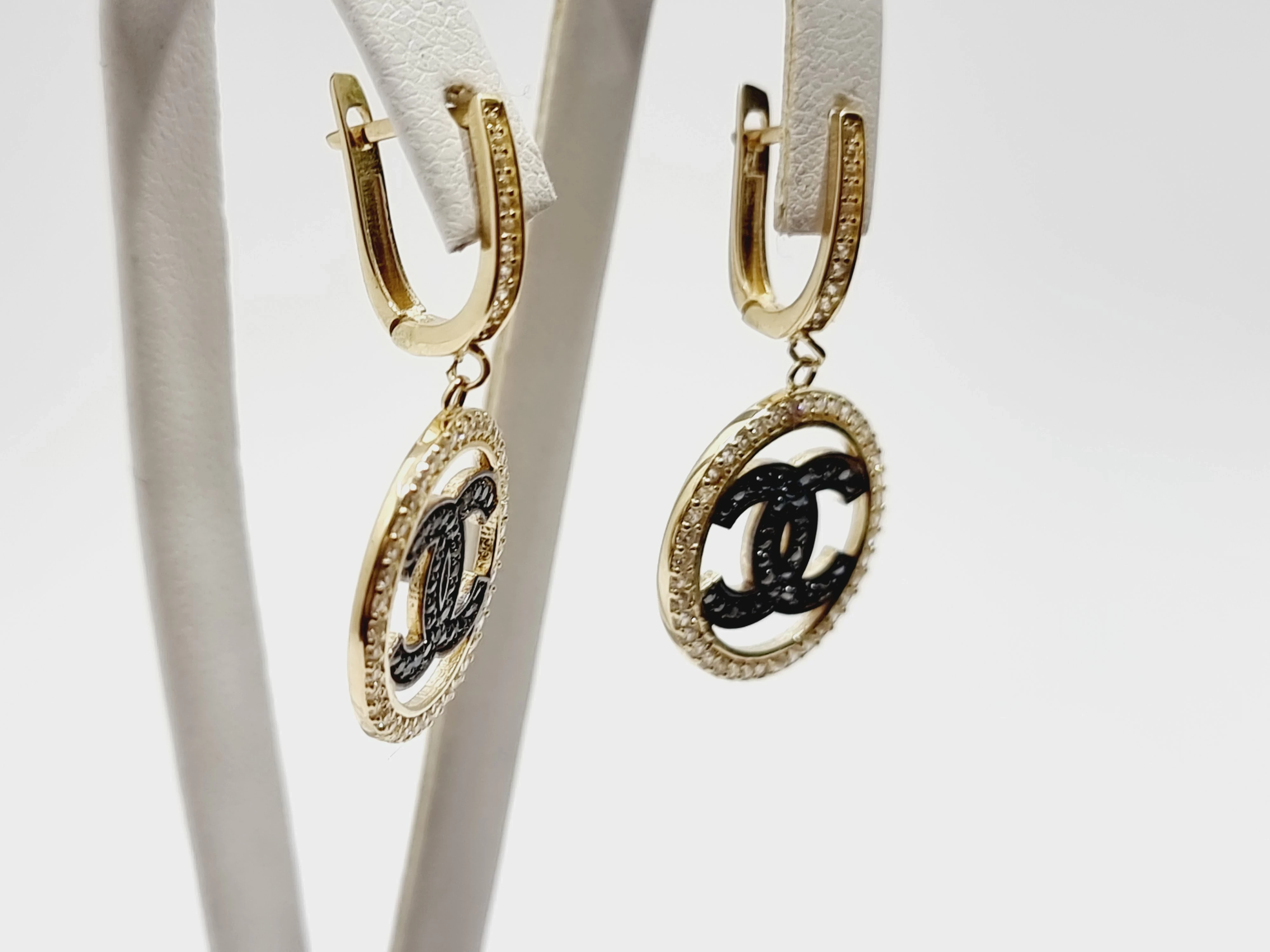 zlote-kolczyki-chanel-585-472g-marka-inna-marka