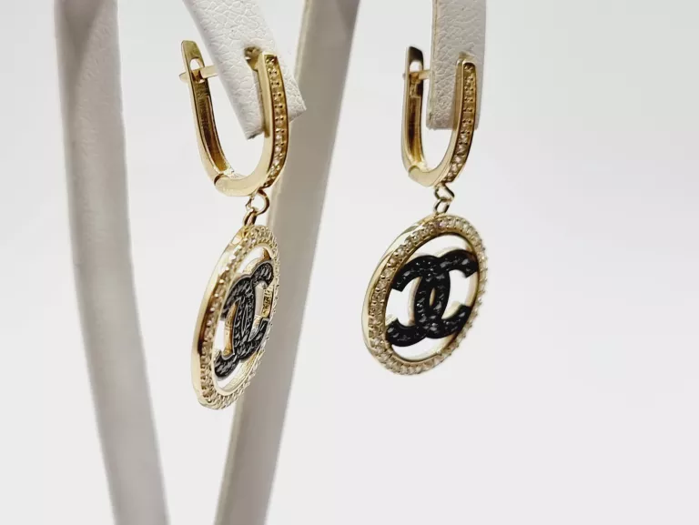 zlote-kolczyki-chanel-585-472g-marka-inna-marka