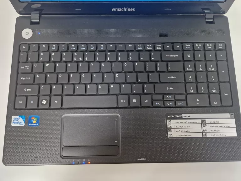 LAPTOP EMACHINES E732Z P6100 2/320GB WIN10