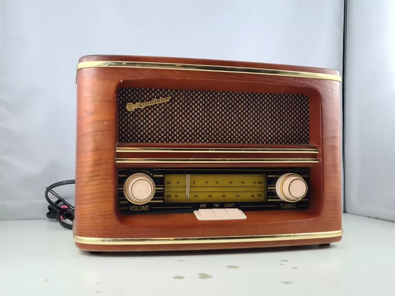 Radio CD - HRA-1500N Vintage FM/ MW ROADSTAR, Madera