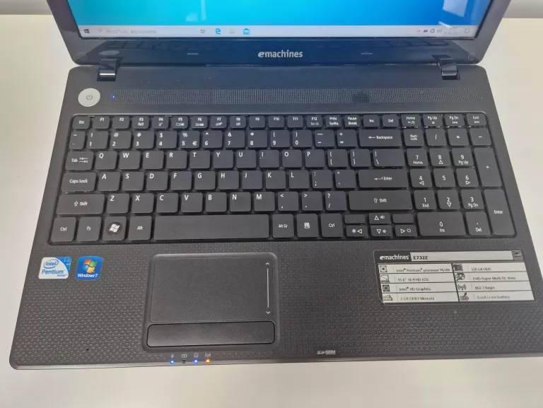 LAPTOP EMACHINES E732Z P6100 2/320GB WIN10