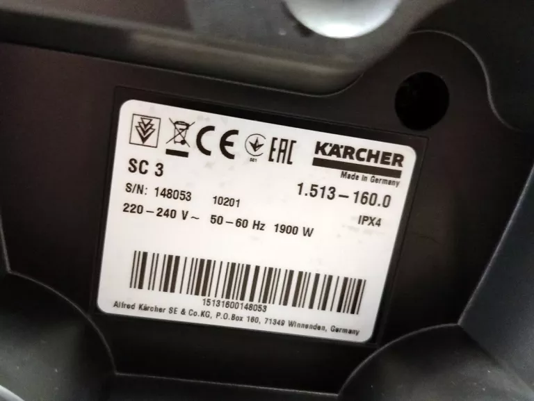 PAROWNICA KARCHER SC 3 EASYFIX PREMIUM ZESTAW!