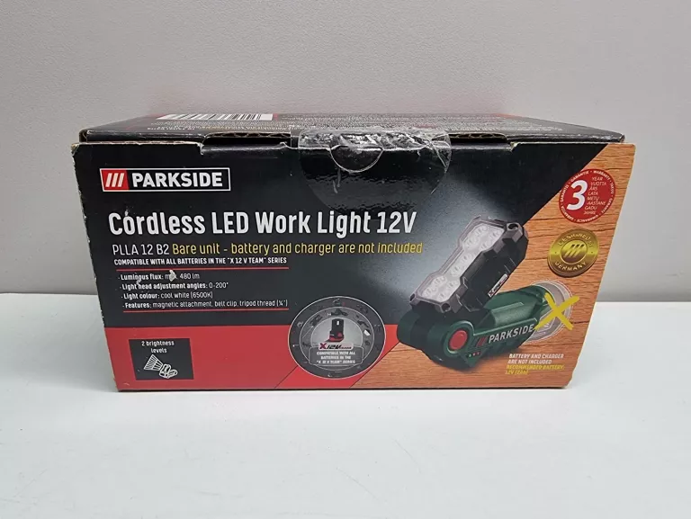 LAMPKA ROBOCZA LED 12V PARKSIDE