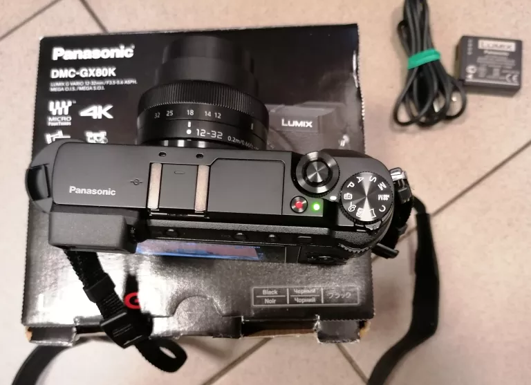 APARAT PANASONIC DMC-GX80 + OBIEKTYW