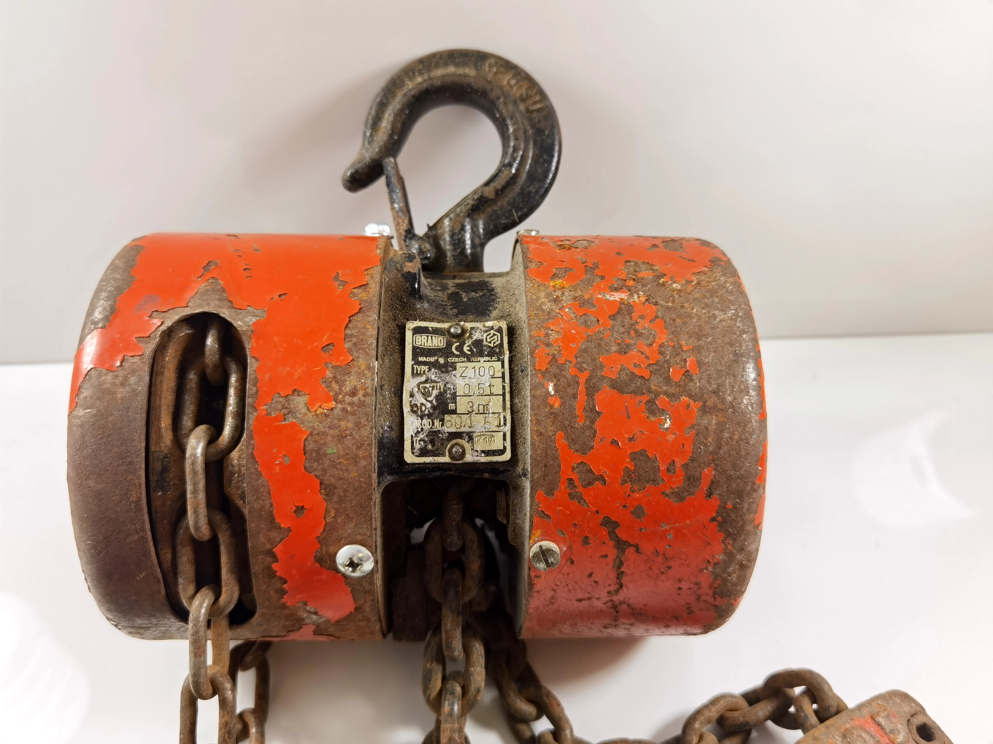 wciagarka-lancuchowa-brano-z100-500kg-3m-stan-uzywany