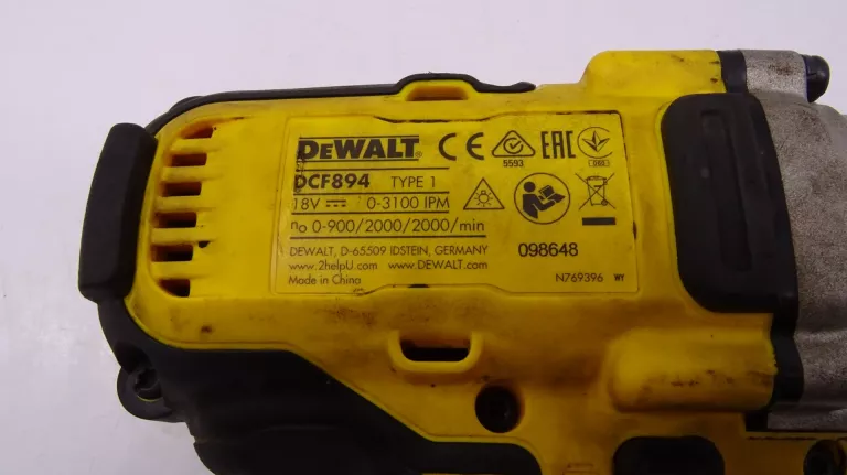 KLUCZ UDAROWY DEWALT DCF894 1/2 4AH ŁAD WALIZKA