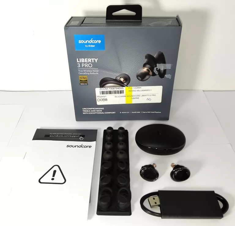 SŁUCHAWKI BT SOUNDCORE LIBERTY 3 PRO PUDEŁKO