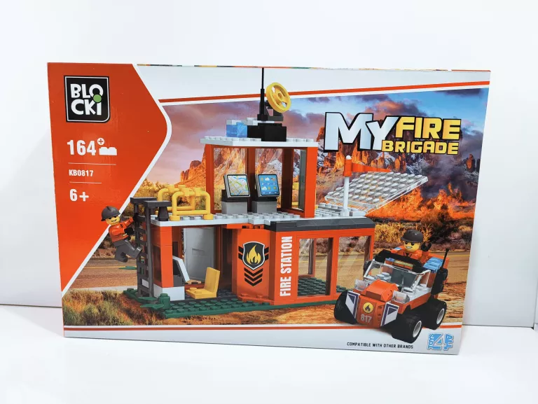 KLOCKI BLOCKI MY FIRE BRIGADE KB0817 REMIZA
