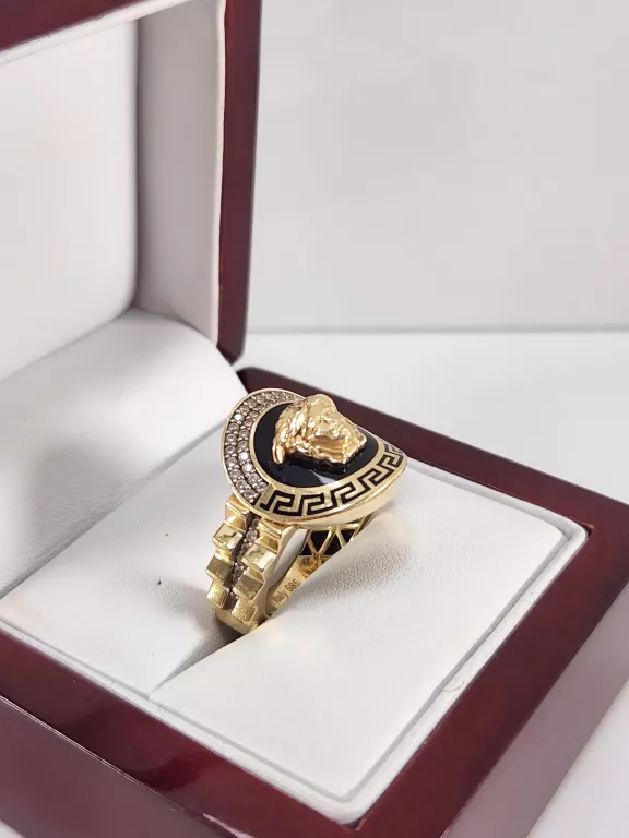 zloty-pierscionek-versace-585-566g-r17-stan-uzywany