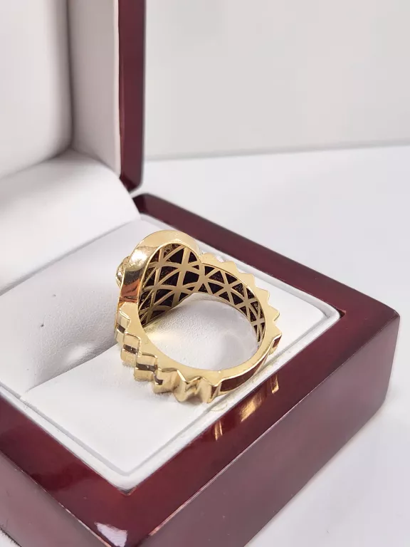 ZŁOTY PIERŚCIONEK VERSACE 585 5,66G R.17