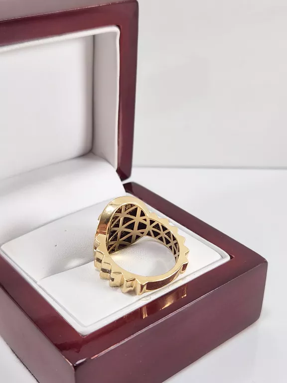 ZŁOTY PIERŚCIONEK VERSACE 585 5,66G R.17